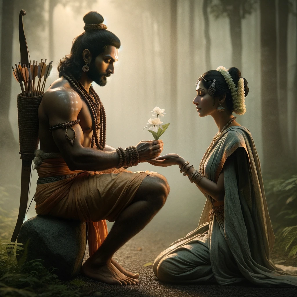 Sita Requests Rama to Practice Nonviolence